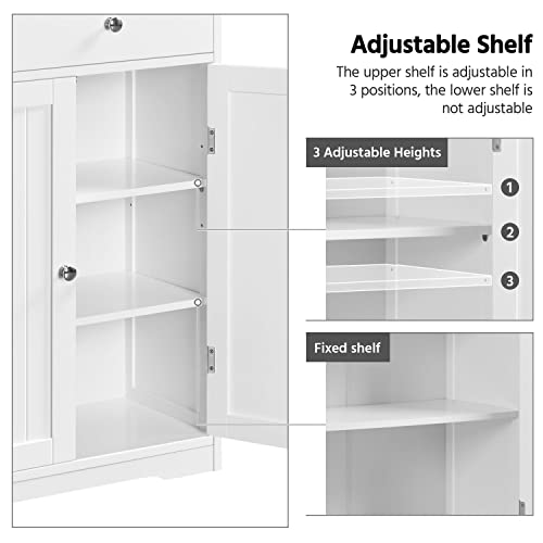 Bathroom Floor Cabinet with 1 Big Drawer