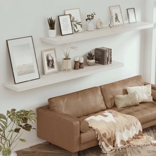 Deep Floating Shelves 60x12” Set of 1