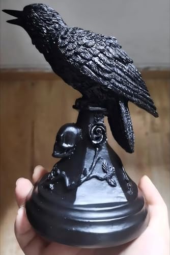 Raven Candle Holder Halloween Decoration Gothic Candlesticks Crow Candle Stick Statue