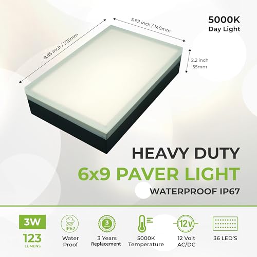 Paver Light 6x9 Inch