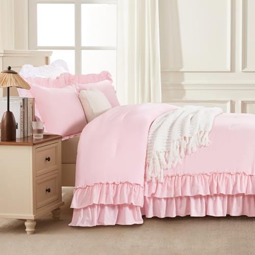 Ruffle Oversized Queen Comforter Set
