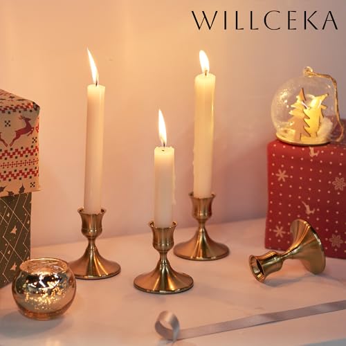 Gold Taper Candle Holder (6 Count)