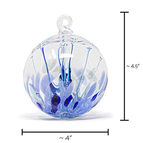 Luke Adams Handmade Glass Gazing Balls for Garden