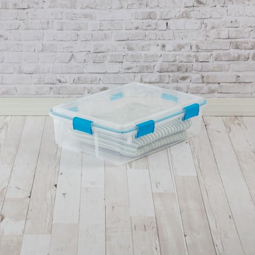 Gasket Storage Box with Lids for Home & Office (4 Count)