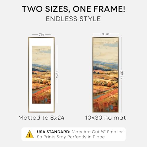 10x30 Bronze Picture Frame (2 Count)