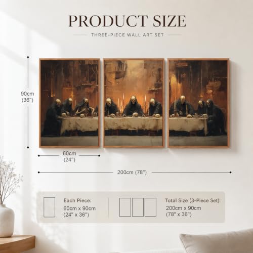 Last Supper Skeleton Wall Art