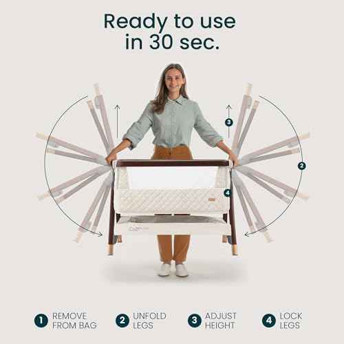 CoZee® Luxe Bedside Bassinet & Sleeper