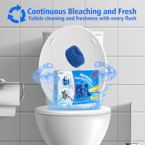 40 Pack Toilet Bowl Cleaner Tablets (40 Count)