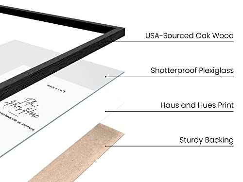 8.5x11 Black Oak Frame Set of 3 (3 Count)