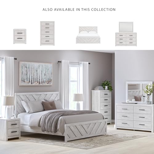 Nightstand 2 Drawer White