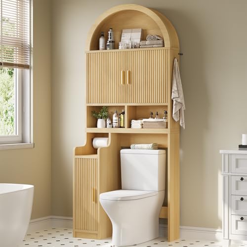 Arched Over The Toilet Storage Cabinet