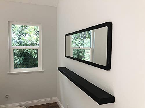 Joel’s Antiques 72 Inch Long Wooden Floating Shelves for Wall
