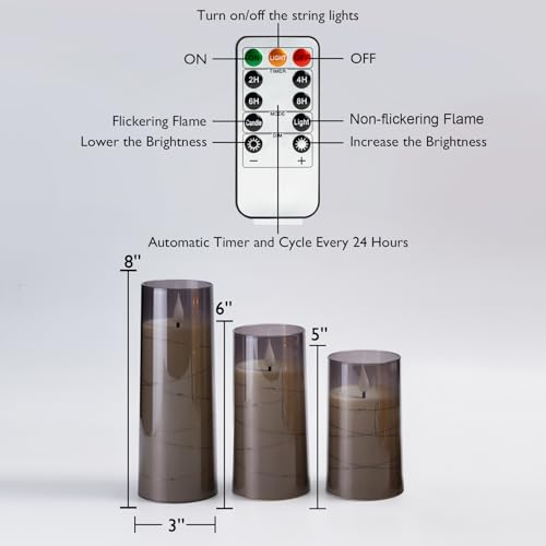 Flickering Flameless Candles (9 Count)