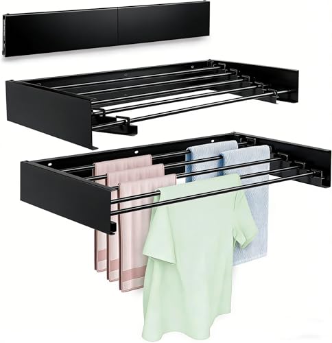 Wall Mounted Laundry Drying Rack