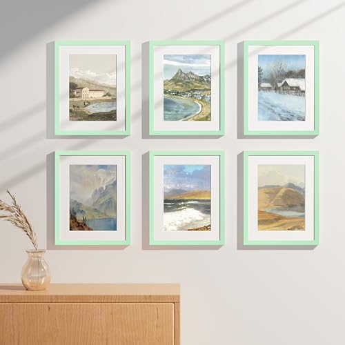 11x14 Picture Frames Set of 9 for Wall Mounting (9 Count)