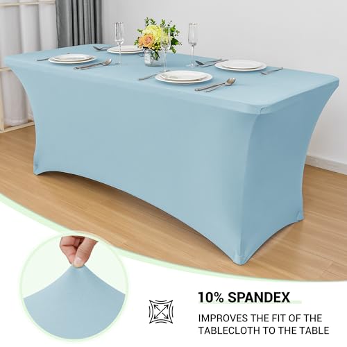 6ft Stretch Spandex Table Cover (4 Count)