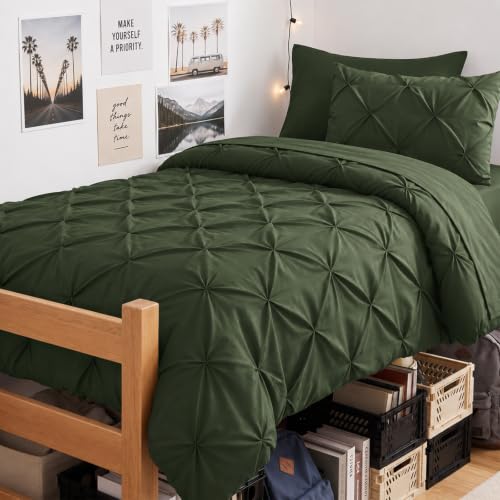 Twin Comforter Set Olive Green