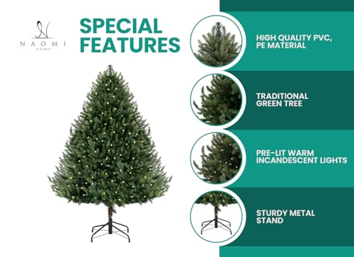 Kinsley 9ft Prelit Aritificial Christmas Tree with 6230 Branch Tips