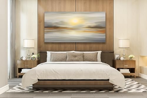 Abstract Wall Art Seascape Canvas Printing Abstract Art Wall Decor Artwork for Living Room Bedroom Dining Room Home Office Decor 24x48 inch