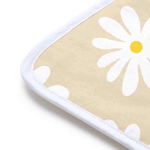 Ironing Mat Heat Resistant Pad 28"x20" Daisy Beige