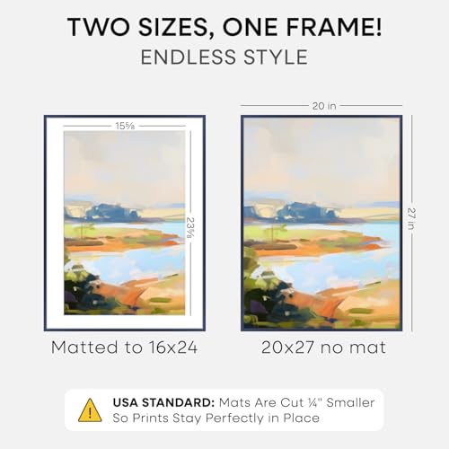 20x27 Blue Picture Frame