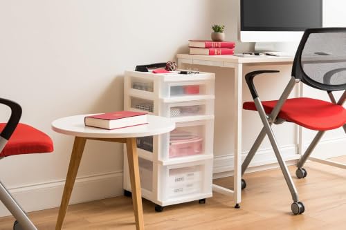 4 Drawer Rolling Storage Cart
