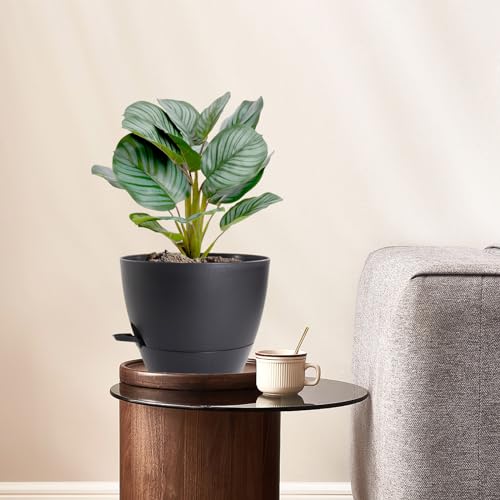 12/10/9 inch Self Watering Pots for Indoor Outdoor Plants, Set of 3 (3 Count)