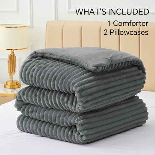Fleece King Comforter Set