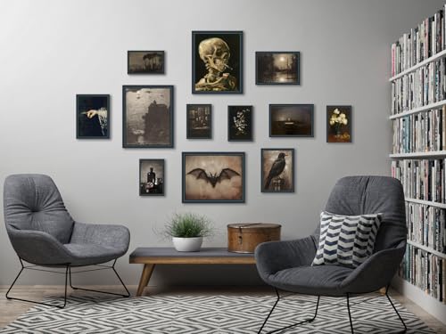 Gothic Home Decor Edge Witch Wall Art (24 Count)