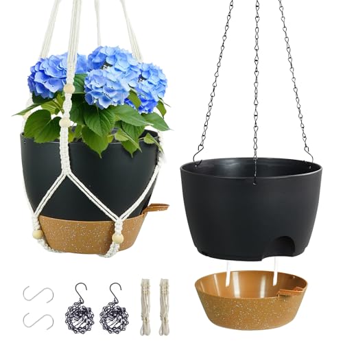 10 inch Self Watering Hanging Planters (2 Count)
