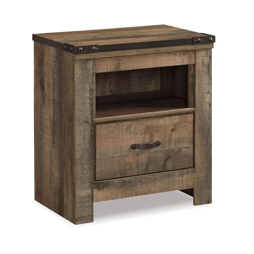 Trinell Nightstand with Charging Station