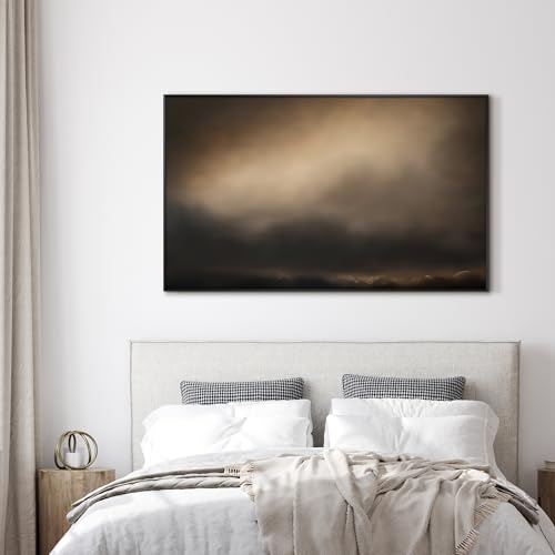 30"x60" Extra Large Framed Wall Art Golden Sunset Cloud