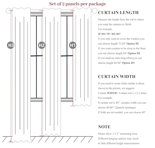 Dark Flax Linen Pinch Pleated Dining Room Extra Length Curtains 100 Inches Long (2 Count)