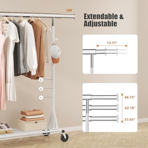 Clothes Rack Heavy Duty 530 LBS Capacity (16 Fl Oz)