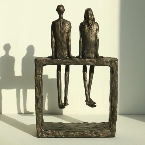 Abstract Couple Statue Minimalist Decor