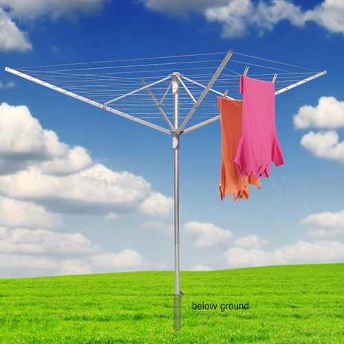 1710 Height Adjustable Outdoor Umbrella Drying Rack