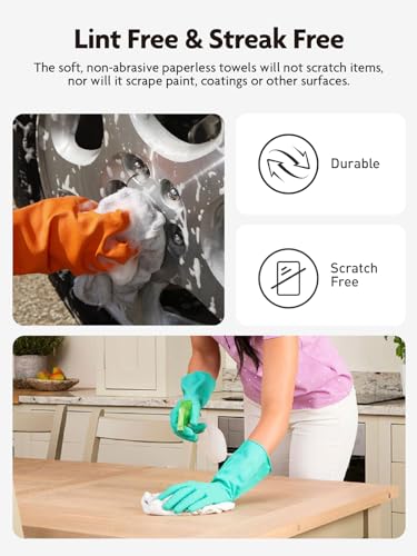 Microfiber Cleaning Cloth Roll (40 Count)