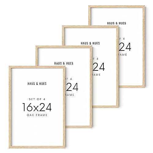 Beige Oak Wood 16x24 Picture Frame (4 Count)