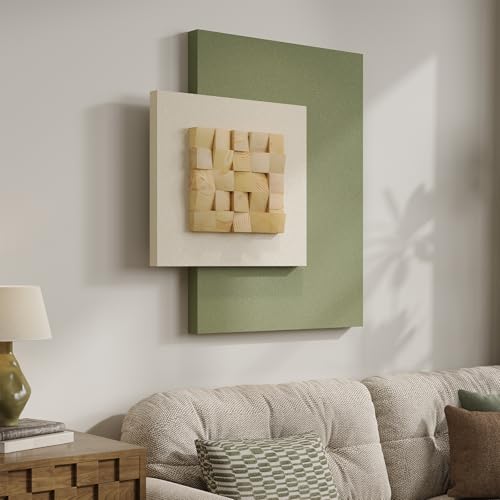 Large Wood Abstract Wall Art for Living Room