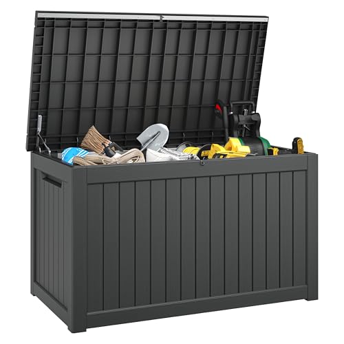 280 Gallon Outdoor Storage Box Waterproof Deck Box for Patio