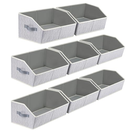 Trapezoid Bins for Organization (8 Count)