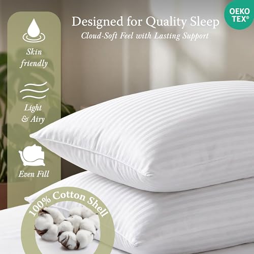 Bed Pillows Queen Size Set of 2 (2 Count)