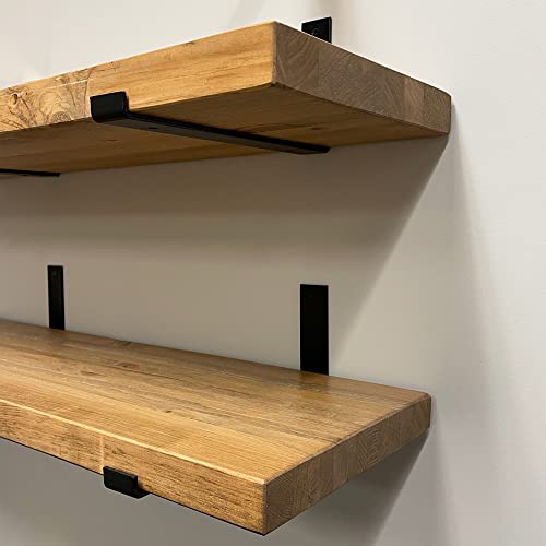 Rustic Shelves with J (2 Count)