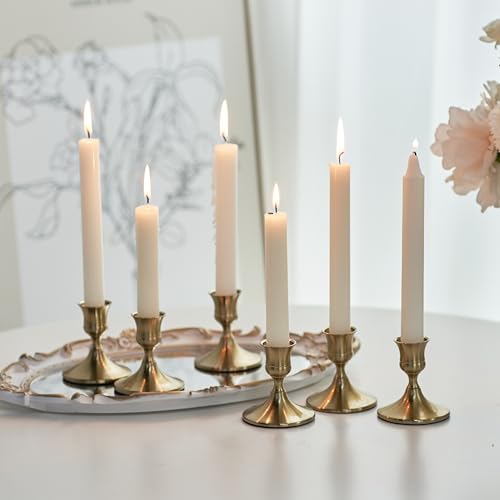 Gold Taper Candle Holder (12 Count)
