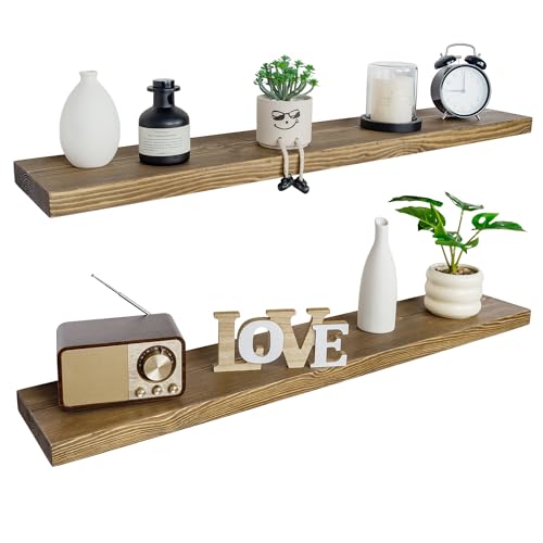 Floating Shelves for Wall 48 inch Long Set of 2 (2 Count)