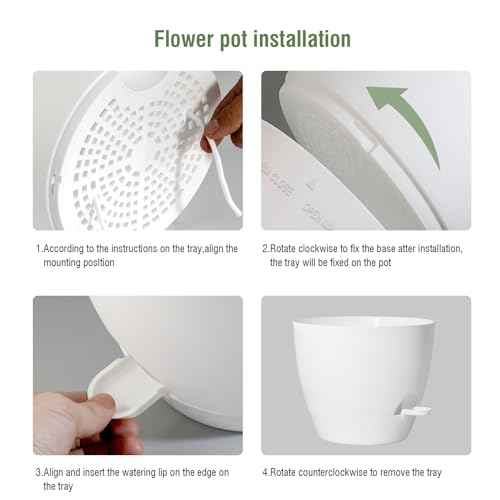 10/9/8 inch Self Watering Pots for Indoor Outdoor Plants, Set of 3 (3 Count)
