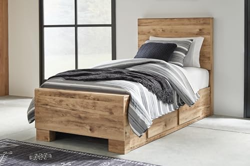 Hyanna Twin Panel Bed with Storage Drawers