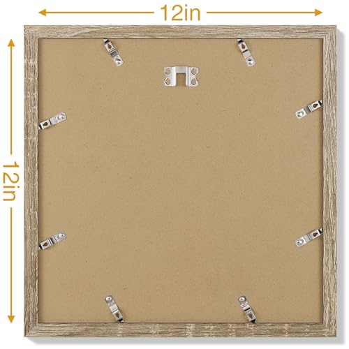 12x12 Picture Frames Set of 9 for Wall Mounting (9 Count)