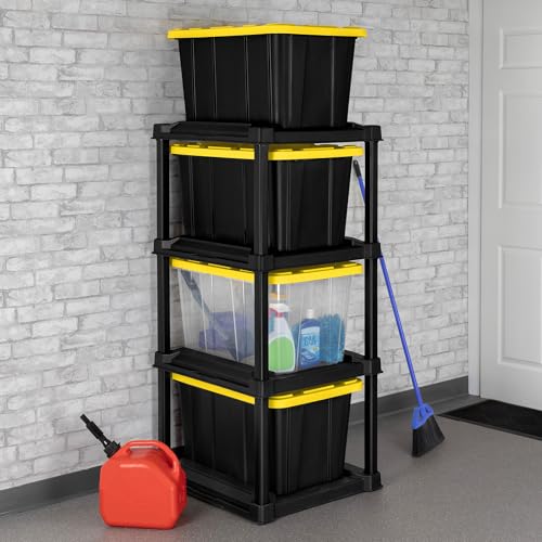 4 Tier Tote Rack with 4 (5 Count)