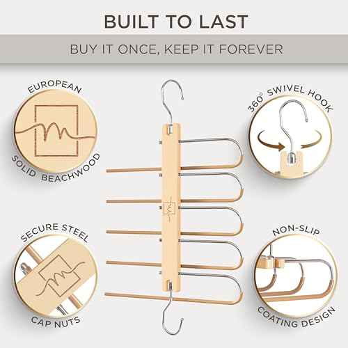 Pants Hangers Space Saving (4 Count)